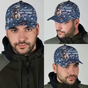 Proud Cesky Terrier Dad Caps Caps For Dog Lovers Gifts Dog Hats For Relatives 2 qqut6f