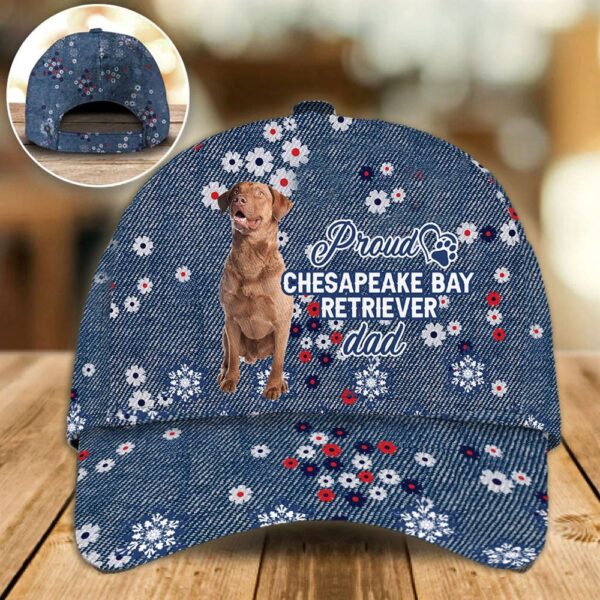 Proud Chesapeake Bay Retriever Dad Caps – Caps For Dog Lovers – Gifts Dog Hats For Relatives