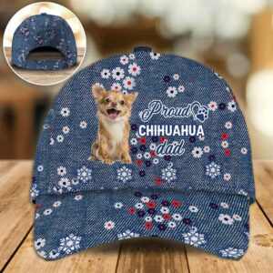 Proud Chihuahua Dad Caps Caps For Dog Lovers Gifts Dog Hats For Friends 1 uhcnpr