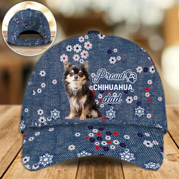 Proud Chihuahua Dad Caps – Caps For Dog Lovers – Gifts Dog Hats For Relatives