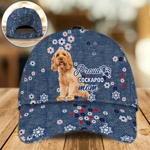 Proud Cockapoo Mom Caps – Hats For Walking With Pets – Dog Caps Gifts For Friends
