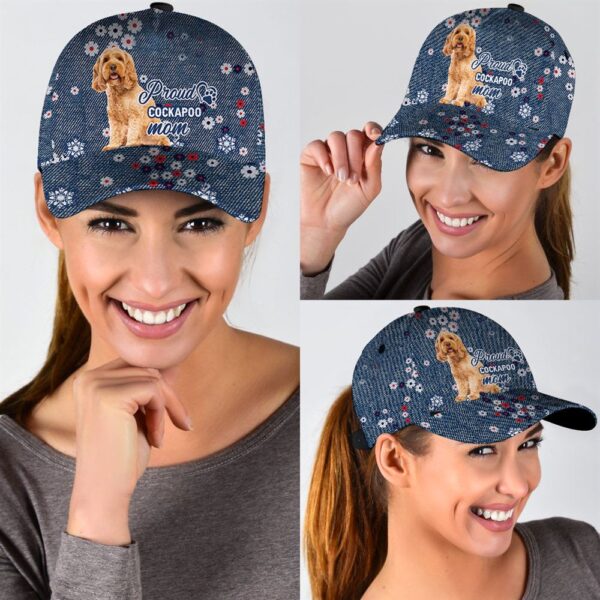 Proud Cockapoo Mom Caps – Hats For Walking With Pets – Dog Caps Gifts For Friends