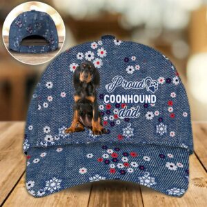 Proud Coonhound Dad Caps Caps For Dog Lovers Gifts Dog Hats For Relatives 1 hnbksn