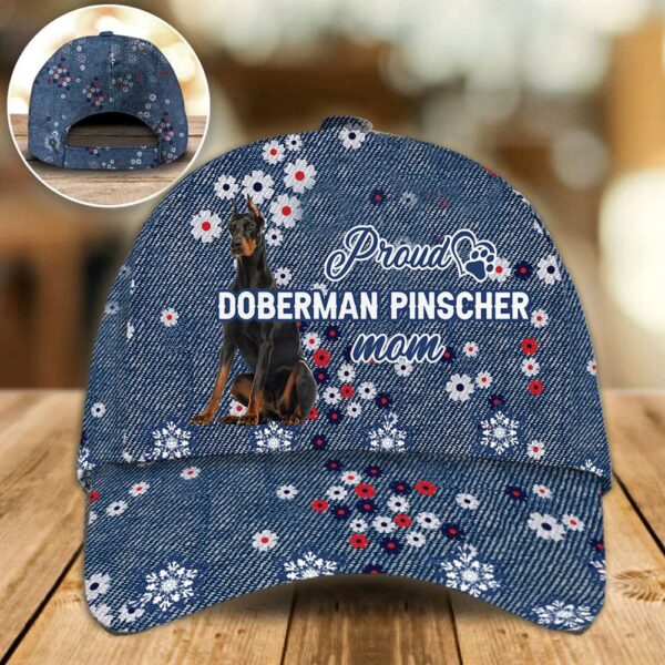 Proud Doberman Pinscher Mom Caps – Hat For Going Out With Pets – Dog Caps Gifts For Friends
