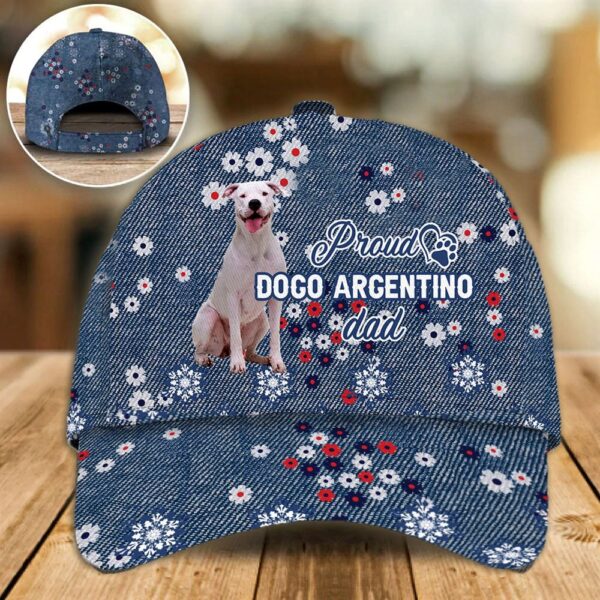 Proud Dogo Argentino Dad Caps – Caps For Dog Lovers – Gifts Dog Hats For Relatives