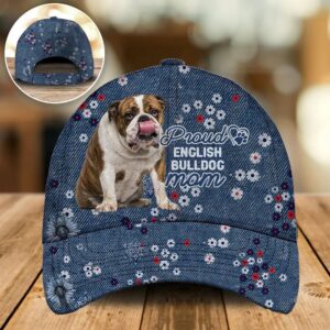 Proud English Bulldog Mom Caps –…