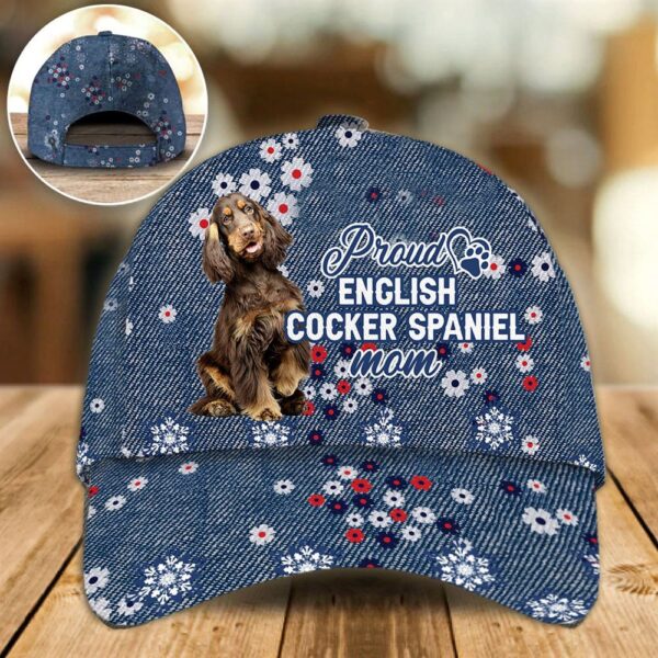 Proud English Cocker Spaniel Mom Caps – Hat For Going Out With Pets – Dog Caps Gifts For Friends