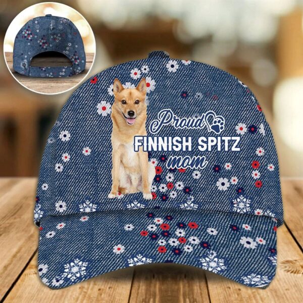 Proud Finnish Spitz Mom Caps – Hat For Going Out With Pets – Dog Caps Gifts For Friends