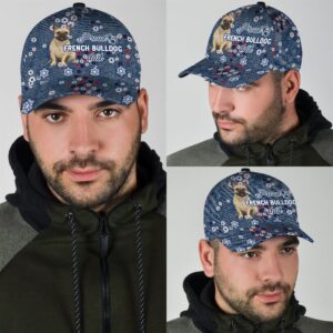 Proud French Bulldog Dad Caps Caps For Dog Lovers Gifts Dog Hats For Friends 2 fbtfgb