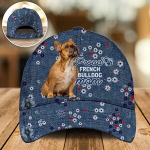 Proud French Bulldog Mom Caps Hat For Going Out With Pets Dog Hats Gifts For Relatives 1 jczoxi