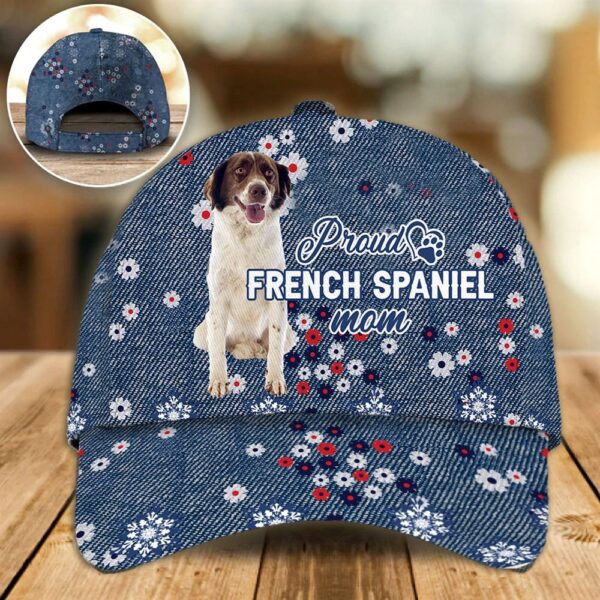 Proud French Spaniel Mom Caps – Hats For Walking With Pets – Dog Caps Gifts For Friends