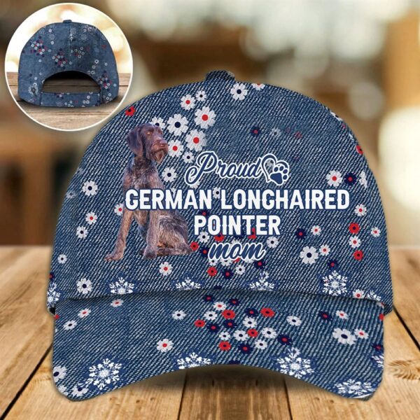 Proud German Longhaired Pointer Mom Caps – Hat For Going Out With Pets – Dog Caps Gifts For Friends
