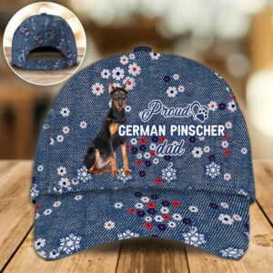 Proud German Pinscher Dad Caps –…