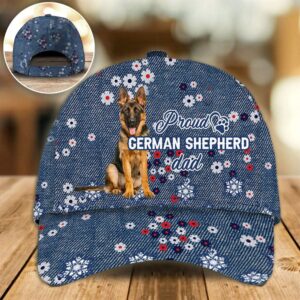 Proud German Shepherd Dad Caps Caps For Dog Lovers Gifts Dog Hats For Relatives 1 xen1fn