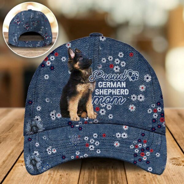 Proud German Shepherd Mom Caps – Hats For Walking With Pets – Caps For Dog Lovers