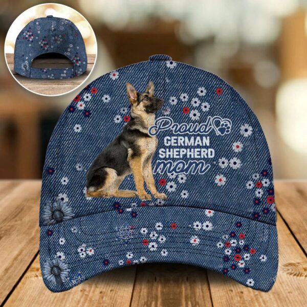 Proud German Shepherd Mom Caps – Hats For Walking With Pets – Dog Hats Gifts For Relatives