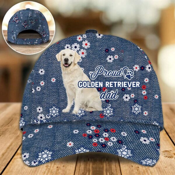 Proud Golden Retriever Dad Caps – Caps For Dog Lovers – Gifts Dog Hats For Friends