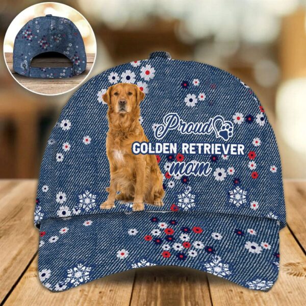 Proud Golden Retriever Mom Caps – Hats For Walking With Pets – Dog Hats Gifts For Relatives