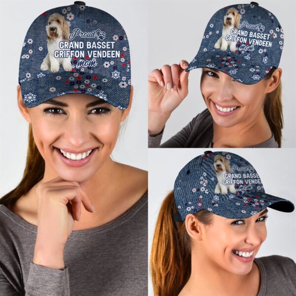 Proud Grand Basset Griffon Vendeen Mom Caps – Hat For Going Out With Pets – Dog Caps Gifts For Friends