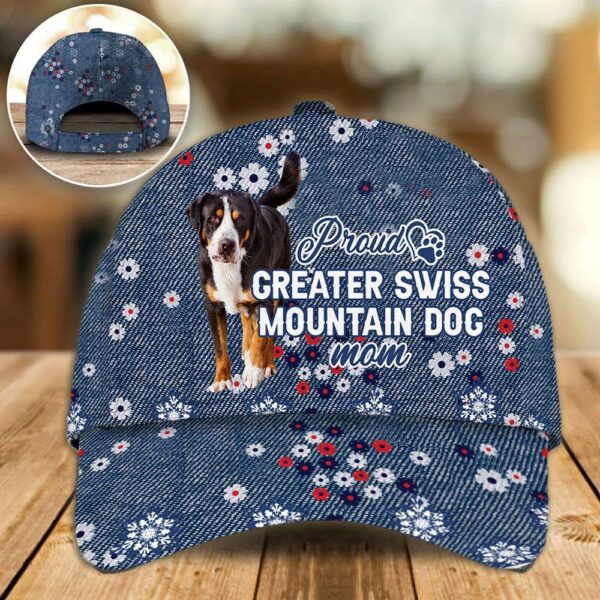 Proud Greater Swiss Mountain Mom Caps – Hats For Walking With Pets – Dog Caps Gifts For Friends