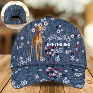 Proud Greyhound Dad Caps Caps For Dog Lovers Gifts Dog Hats For Relatives 1 mwxroc