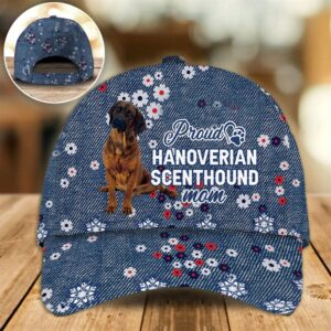Proud Hanoverian Scenthound Mom Caps Hats For Walking With Pets Dog Caps Gifts For Friends 1 lps18z