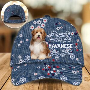 Proud Havanese Dad Caps Caps For Dog Lovers Gifts Dog Hats For Friends 1 ctpyau