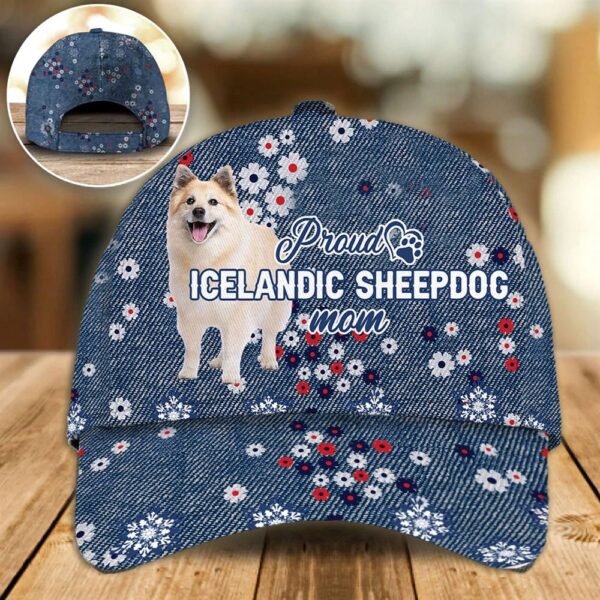 Proud Icelandic Sheepdog Mom Caps – Hats For Walking With Pets – Dog Caps Gifts For Friends