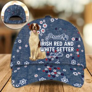 Proud Irish Red And White Setter Mom Caps Hat For Going Out With Pets Dog Caps Gifts For Friends 1 onndta