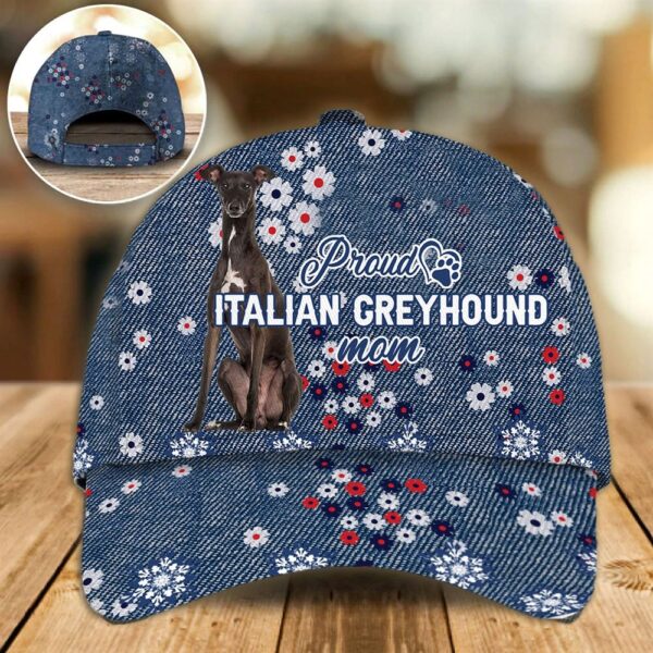 Proud Italian Greyhound Mom Caps – Hats For Walking With Pets – Dog Caps Gifts For Friends