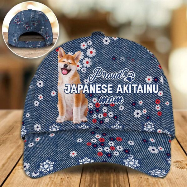 Proud Japanese Akita Inu Mom Caps – Hats For Walking With Pets – Dog Caps Gifts For Friends