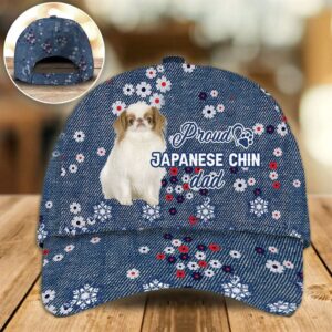 Proud Japanese Chin Dad Caps –…