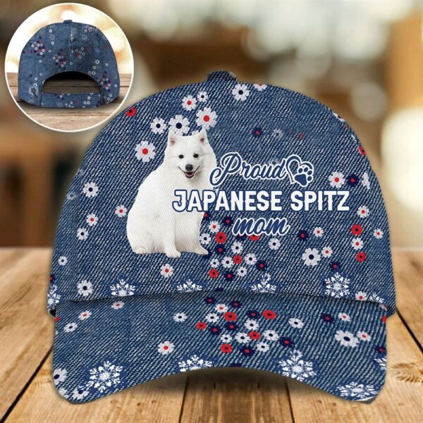 Proud Japanese Spitz Mom Caps – Hat For Going Out With Pets – Dog Caps Gifts For Friends