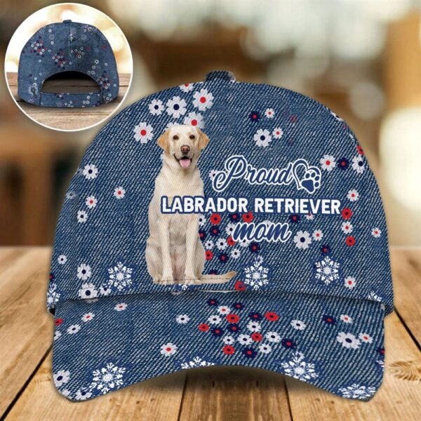 Proud Labrador Retriever Mom Caps – Hats For Walking With Pets – Dog Hats Gifts For Relatives