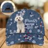 Proud Maltese Dad Caps – Caps For Dog Lovers – Gifts Dog Hats For Friends