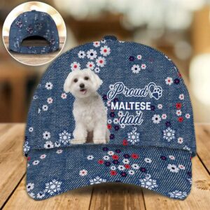 Proud Maltese Dad Caps Caps For Dog Lovers Gifts Dog Hats For Friends 1 pdtbuj