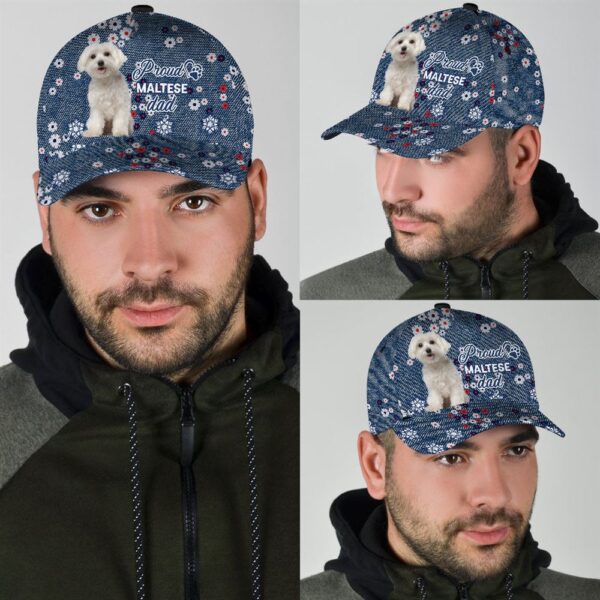 Proud Maltese Dad Caps – Caps For Dog Lovers – Gifts Dog Hats For Friends