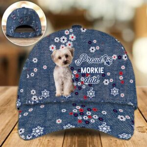 Proud Morkie Dad Caps Caps For Dog Lovers Gifts Dog Hats For Relatives 1 t5cqch