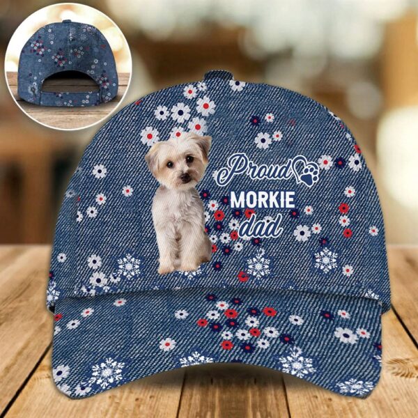 Proud Morkie Dad Caps – Caps For Dog Lovers – Gifts Dog Hats For Relatives