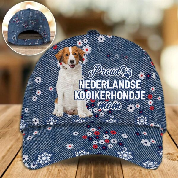 Proud Nederlandse Kooikerhondje Mom Caps – Hats For Walking With Pets – Dog Caps Gifts For Friends
