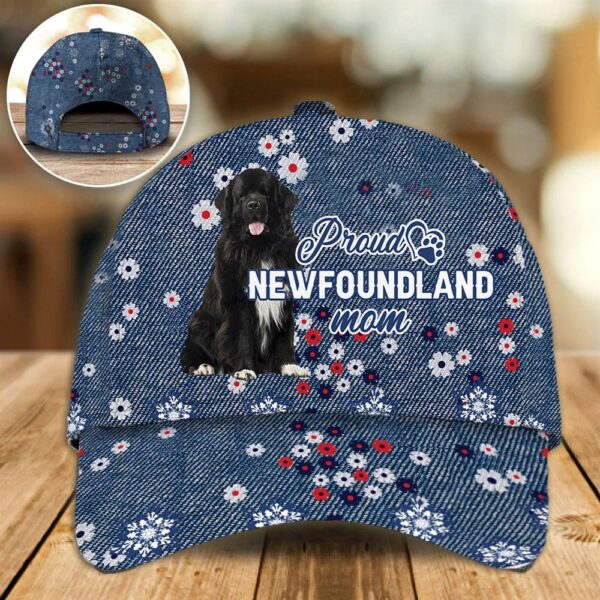 Proud Newfoundland Mom Caps – Hats For Walking With Pets – Dog Caps Gifts For Friends