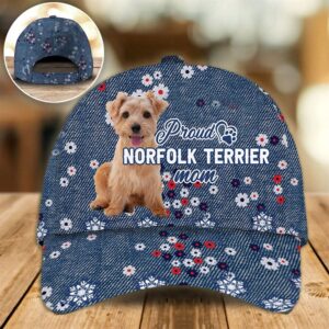 Proud Norfolk Terrier Mom Caps –…