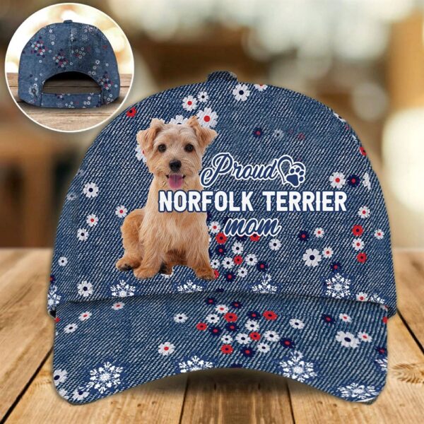 Proud Norfolk Terrier Mom Caps – Hat For Going Out With Pets – Dog Caps Gifts For Friends