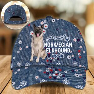 Proud Norwegian Elkhound Mom Caps Hat For Going Out With Pets Dog Caps Gifts For Friends 1 nuxty1