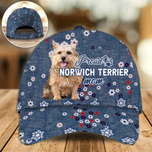 Proud Norwich Terrier Mom Caps Hats For Walking With Pets Dog Caps Gifts For Friends 1 uvgnau
