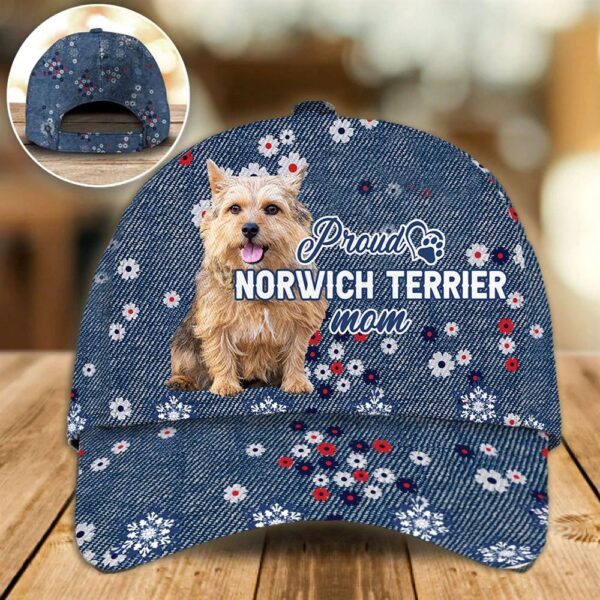 Proud Norwich Terrier Mom Caps – Hats For Walking With Pets – Dog Caps Gifts For Friends