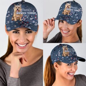 Proud Norwich Terrier Mom Caps Hats For Walking With Pets Dog Caps Gifts For Friends 2 tkjyuj
