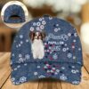 Proud Papillon Dad Caps – Hat For Going Out With Pets – Gifts Dog Hats For Relatives