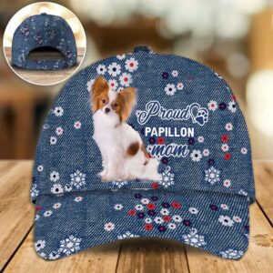 Proud Papillon Mom Caps Hats For Walking With Pets Dog Hats Gifts For Relatives 1 vfcvo3