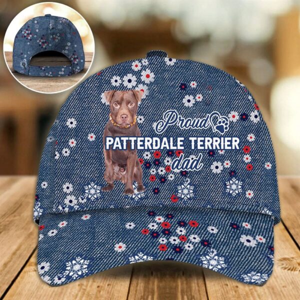 Proud Patterdale Terrier Dad Caps – Caps For Dog Lovers – Gifts Dog Hats For Relatives